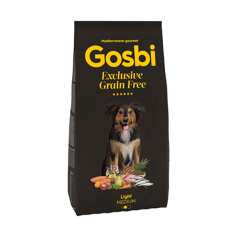 Gosbi pienso natural sin cereales para perros con control de peso