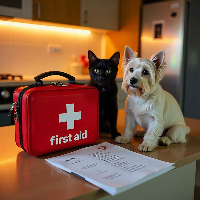 Checklist Primeros Auxilios para perros y gatos