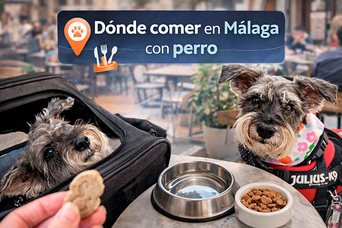 Dónde comer en Málaga con perro