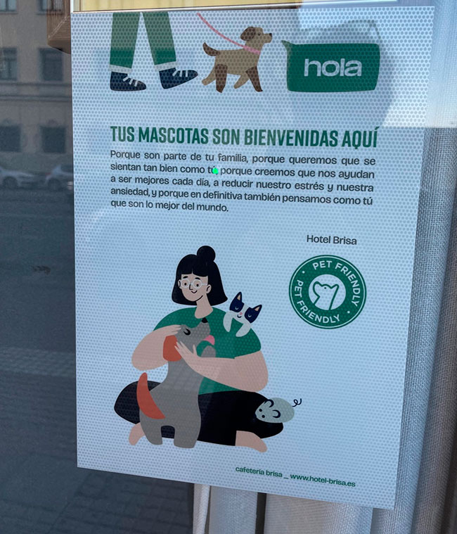 Hotel pet friendly Brisa A Coruña