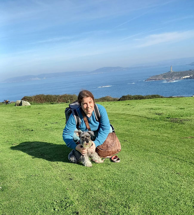Ruta de senderismo con perro en Monte de San Pedro A Coruña